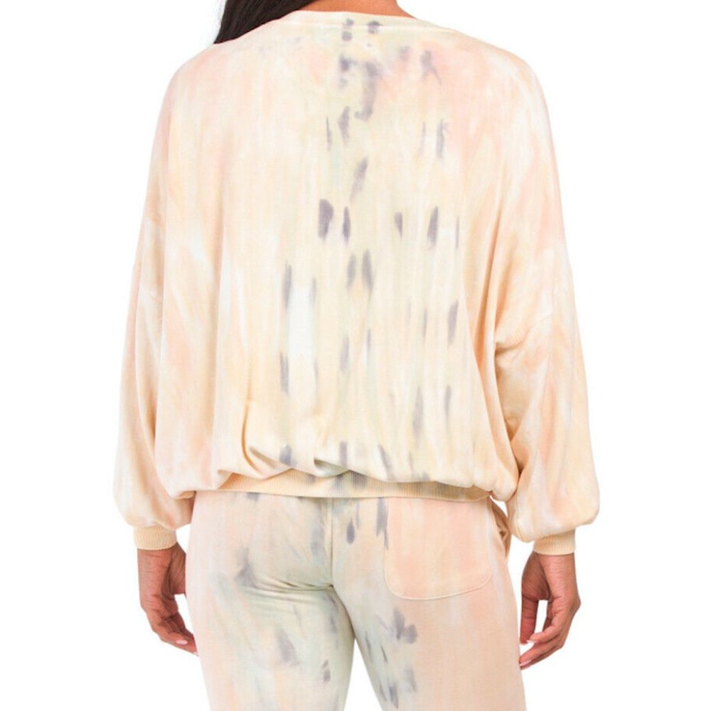 YOUNG FABULOUS BROKE Juliette Crew Top‎ in Buttercup Picnic Sz S - Picture 2 of 10